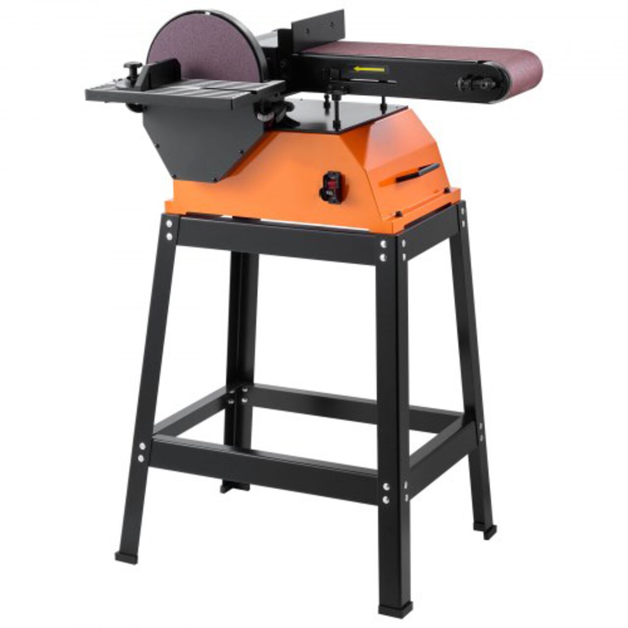 800W Belt Sander Disc Combo with Stand Woodworking and Sharpening
